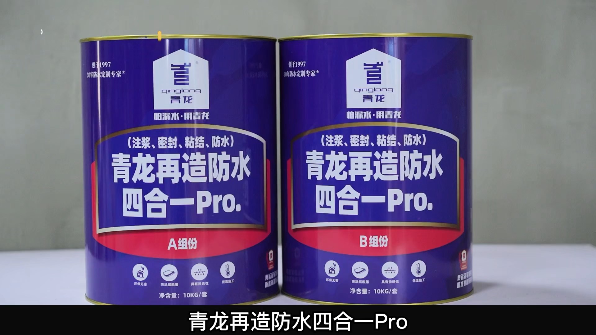 青龍再造防水四合一 Pro.(注漿、密封、粘結(jié) 、防水)